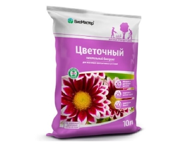 БиоМастер Цветочный для дек.растений 10л биогрунт/5шт